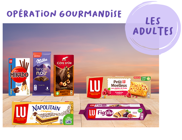 Les adultes : opération gourmandise