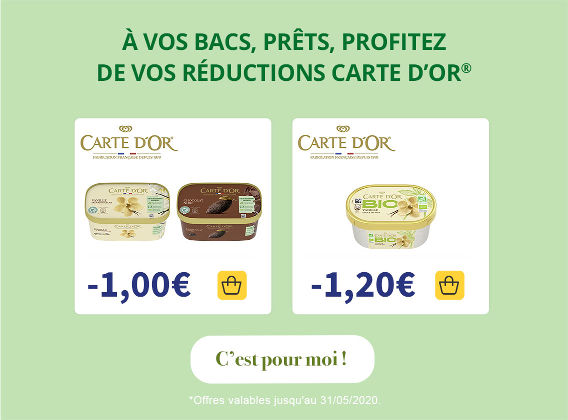 rédcutions carte d'or