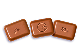 morceau de chocolat milka