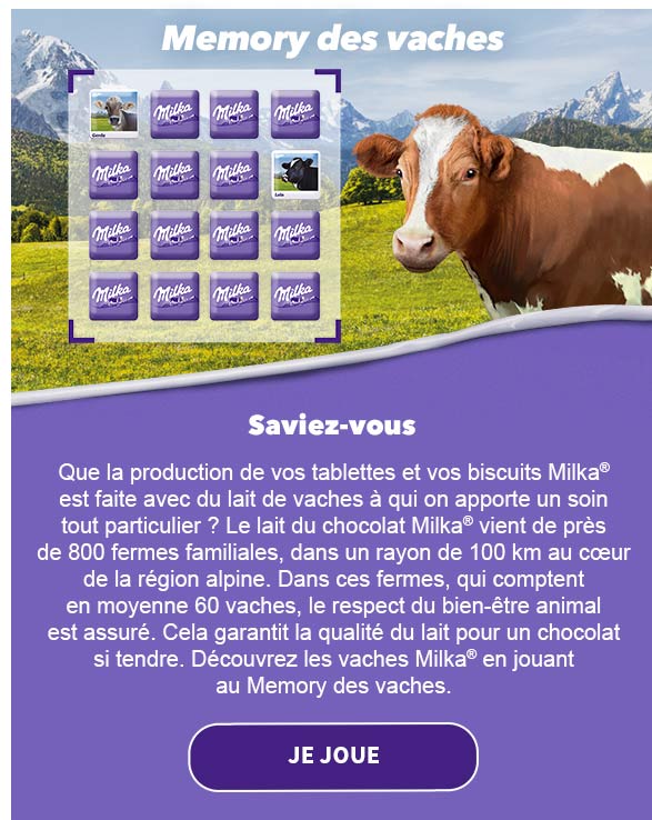 jeu milka