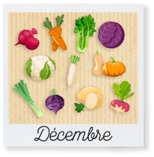 légumes de décembre