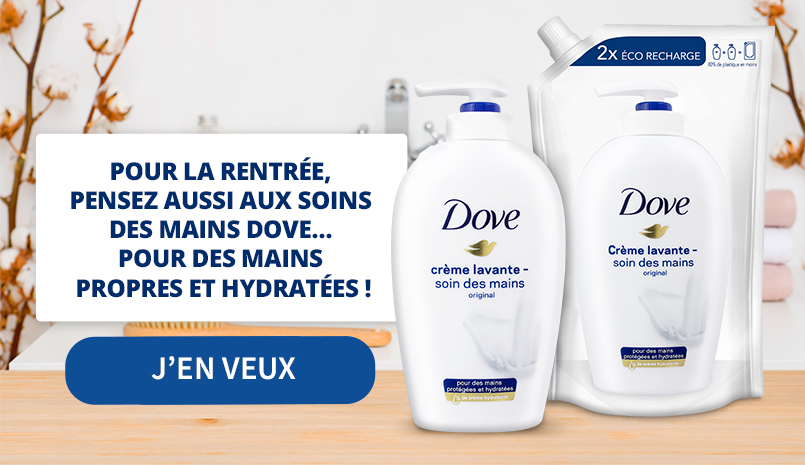 produits pour les mains dove