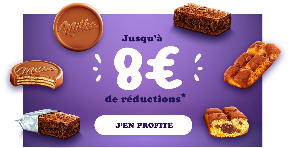 réduction milka biscuit