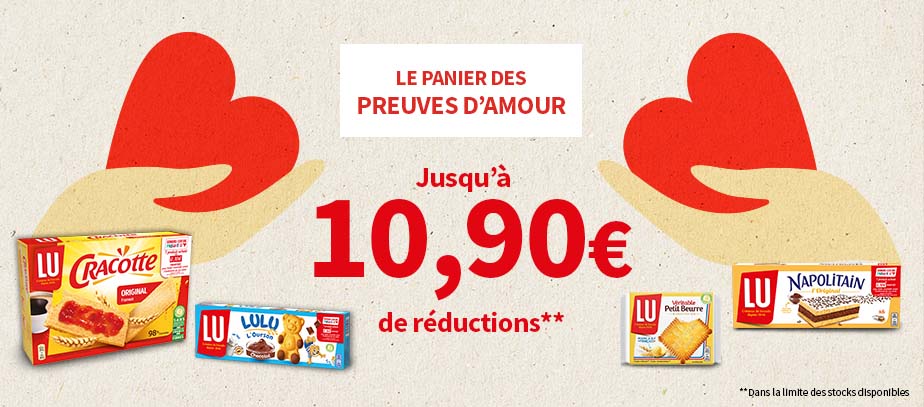 PUSH PANIER THEMATIQUE preuve d'amour