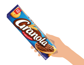 paquet de biscuit granola