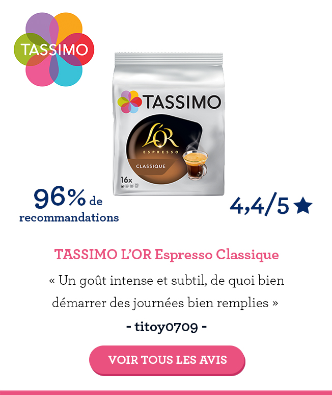 Test produit Café Tassimo