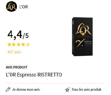 test avis l'or