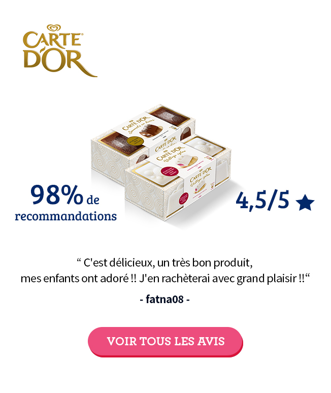 Test produit Carte d'or