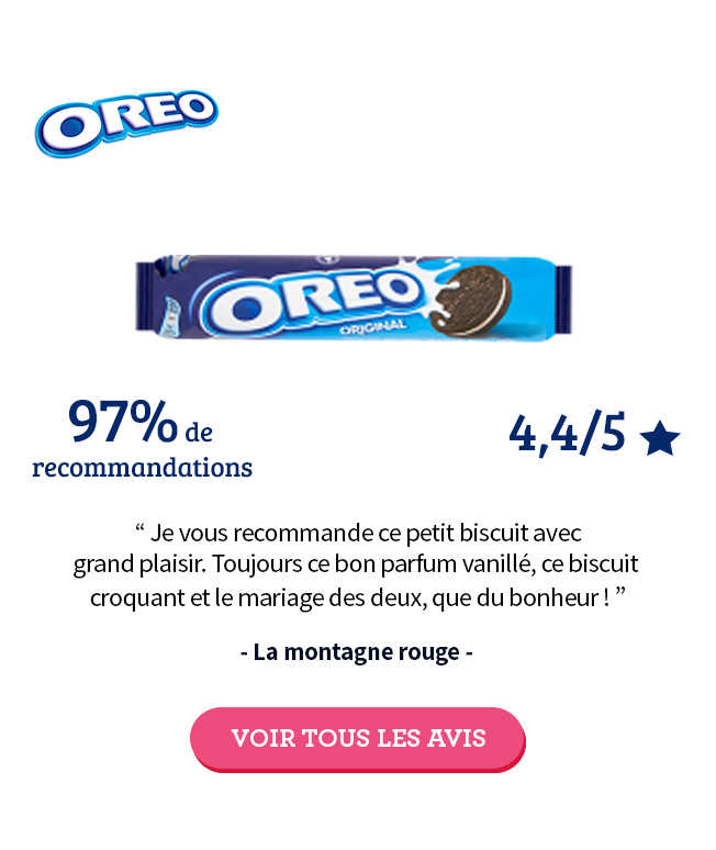 Test produit Oreo original