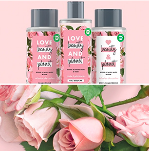 Gamme love beauty and planet