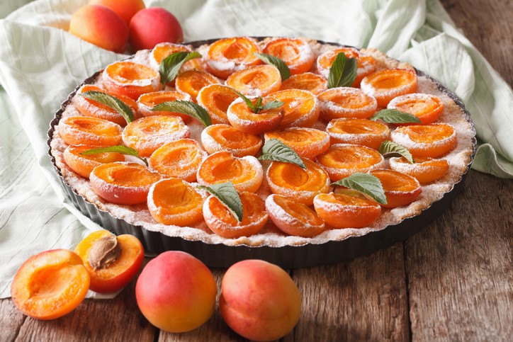 Une tarte aux abricots