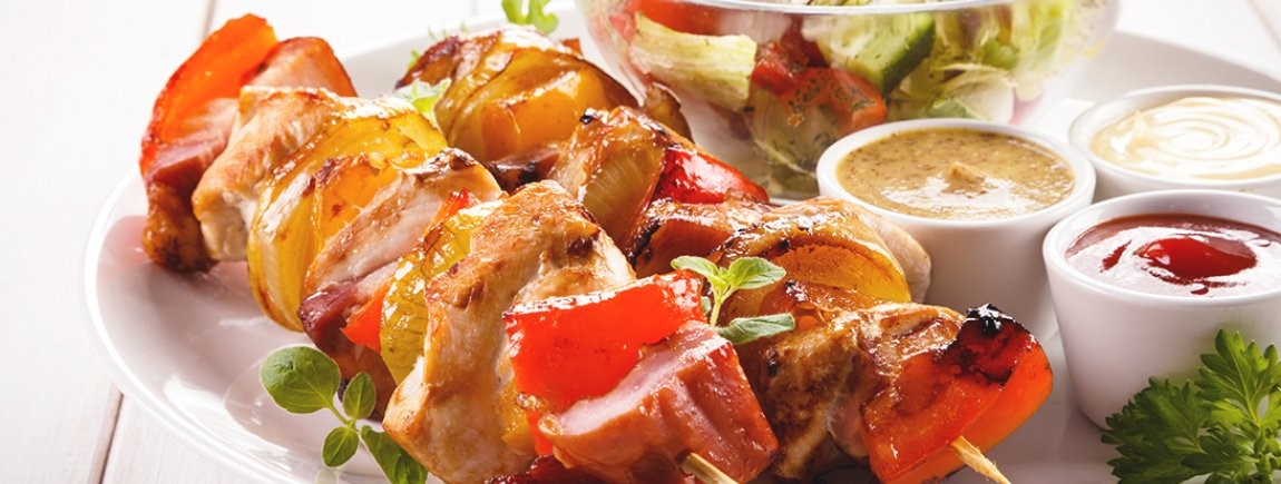 brochettes de dindes
