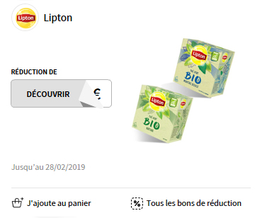 thé lipton bio