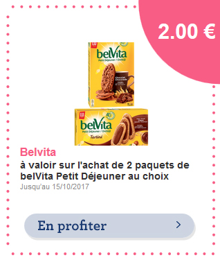 Bon de reduction belVita