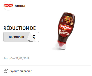 bon de réduction amora