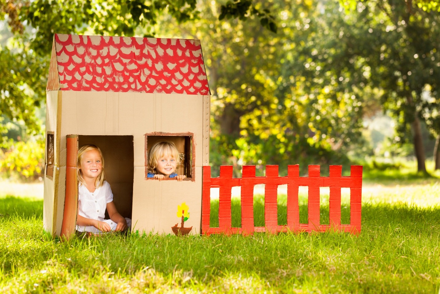 Une cabane facile à réaliser avec les nouvelles barres Petit Ecolier de LU® 