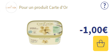 reduction glace carte d'or