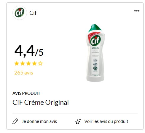 Cif crème original