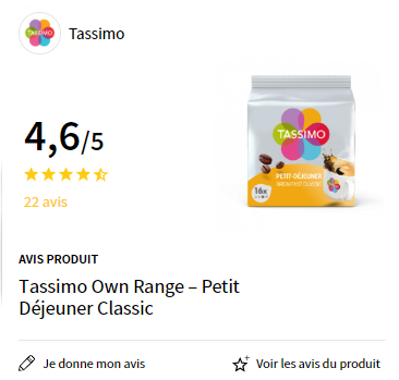 tassimo classique