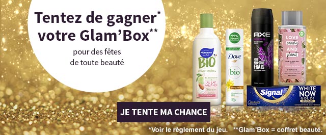 gagnez votre coffret beauté Glam'Box avec vos marques préférées