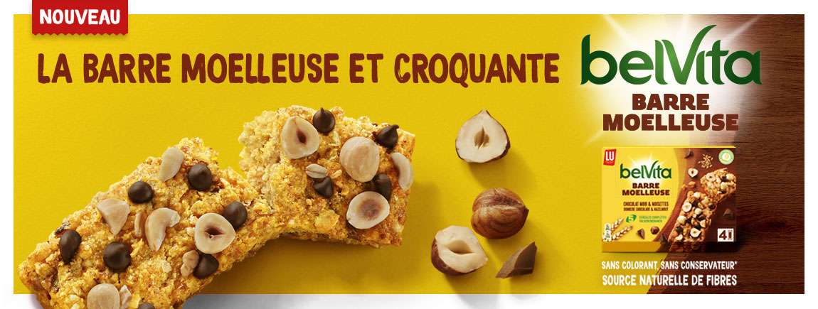 Header barre moelleuse Belvita