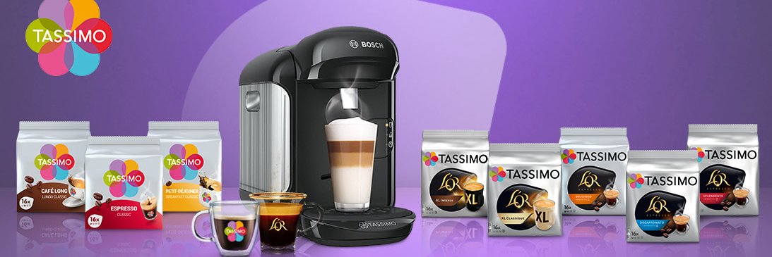 produits et machine Tassimo