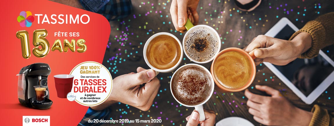 produits et machine Tassimo