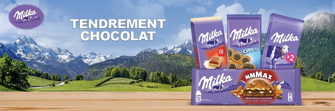 Tablettes chocolat montagne