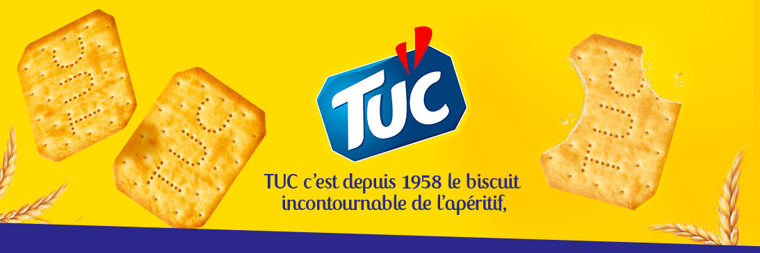 Biscuits TUC logo jaune