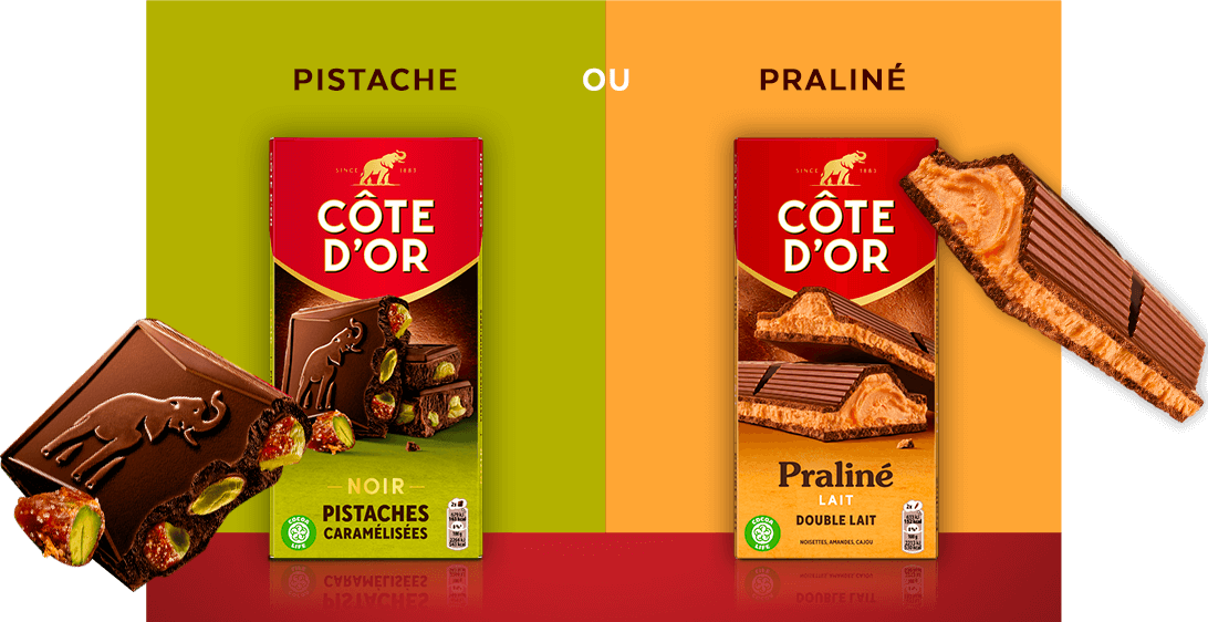 Pistache ou praliné