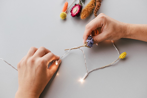 Un DIY de guirlande lumineuse maison économique