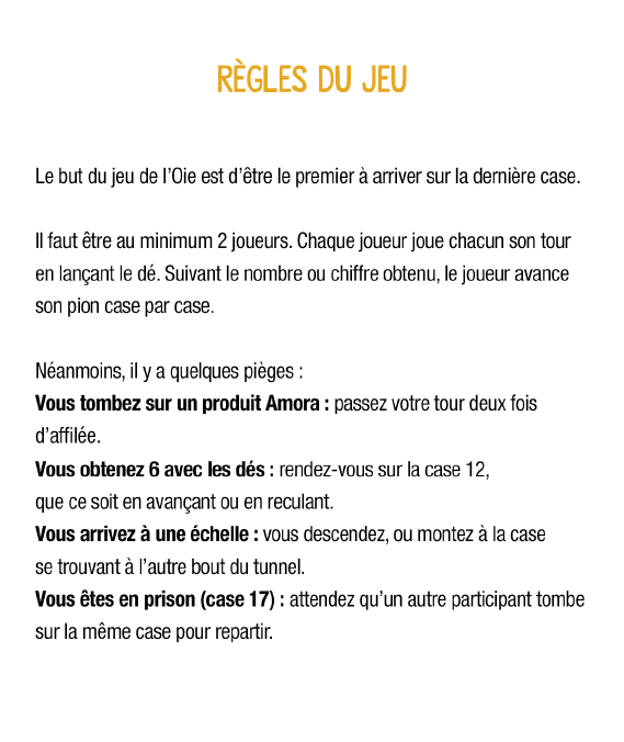 regles jeu de l'oie