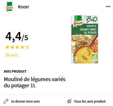 soupe knorr