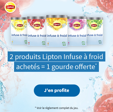 Lipton offre cadeau gourde offerte