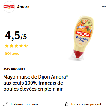 mayonaise amora