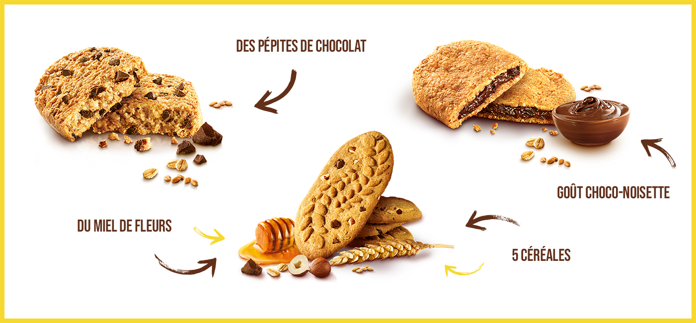 LU BelVita Petit Déjeuner Original Goût Noisette et Chocolat & 5