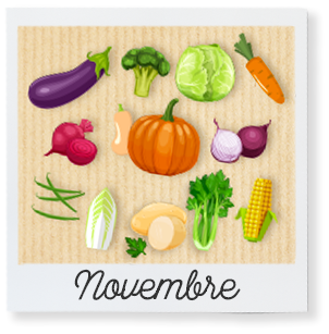 légumes de novembre