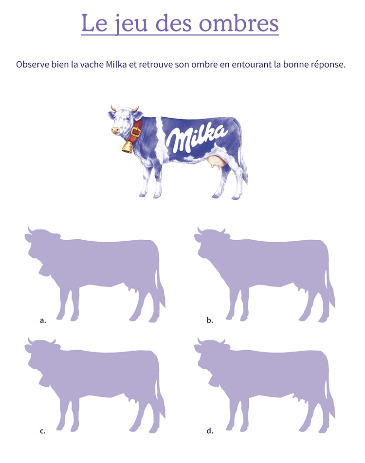 jeu des ombre milka