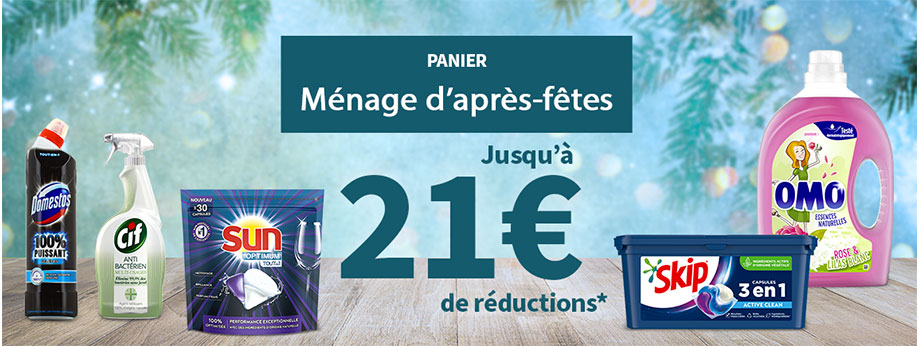 panier thématique nettoyage