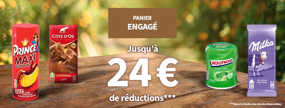 PANIER ENGAGE  REDUCTIONS