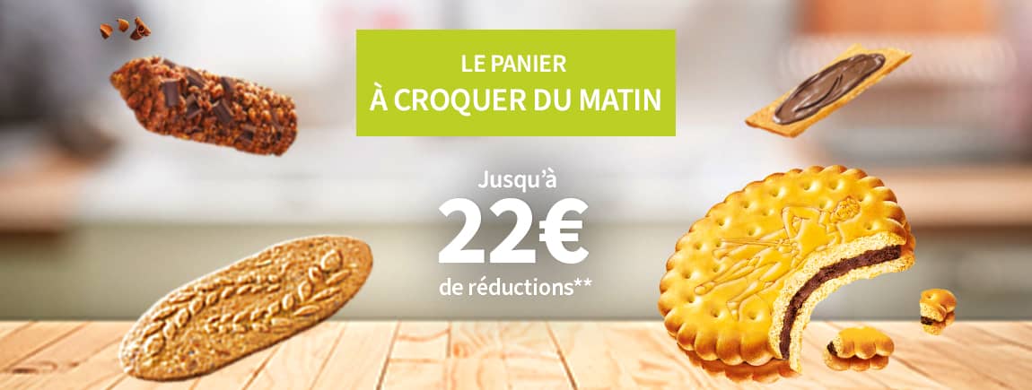 Push le panier à croquer du matin