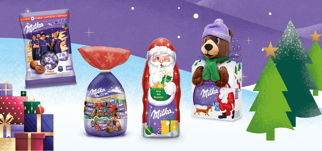 Chocolats Milka Noël