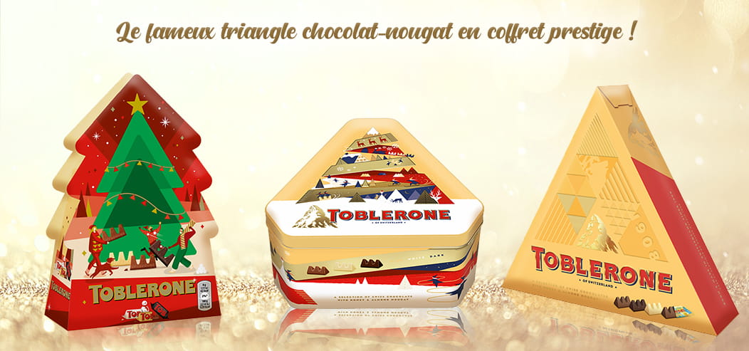 Le fameux triangle chocolat-nougat