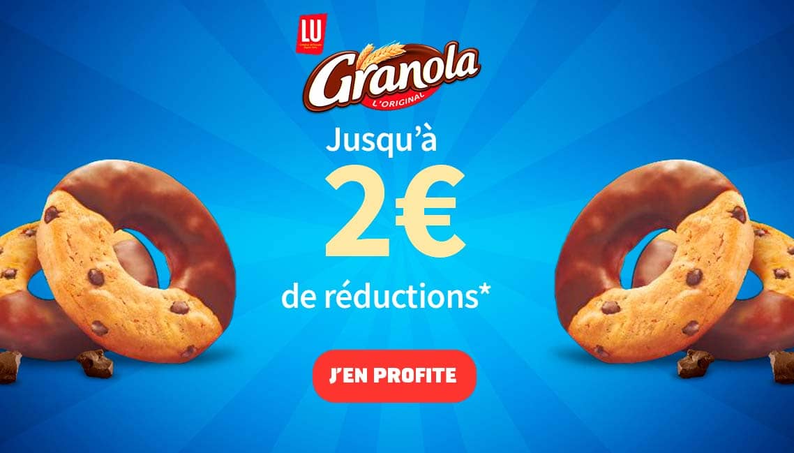 Granola Cookie Loop jusqu'à 2 euros de réduction