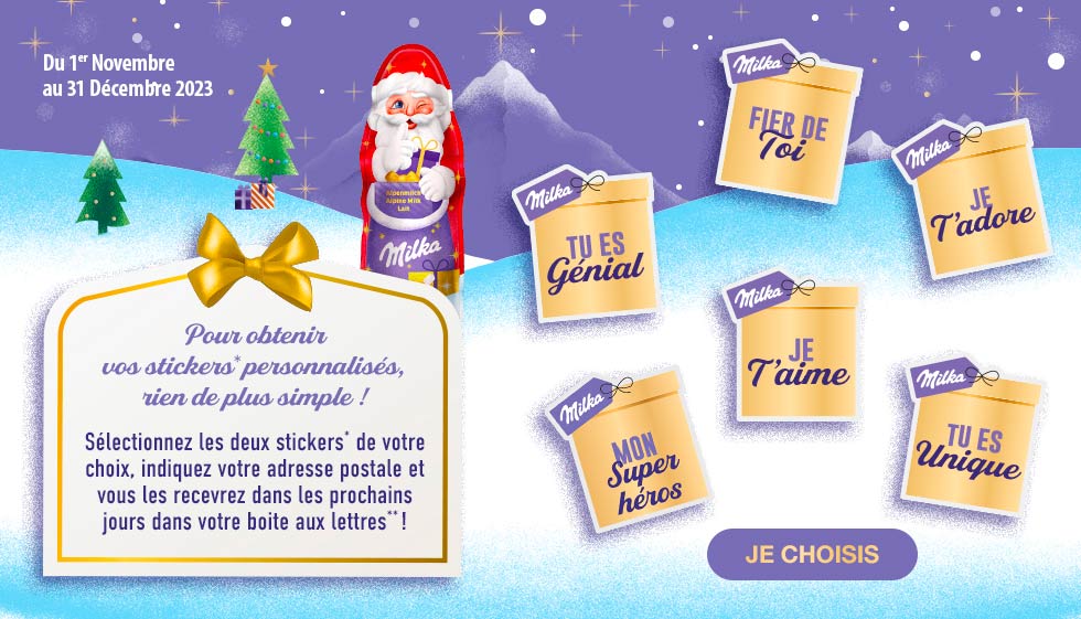 Push jeu Milka Stickers 2023