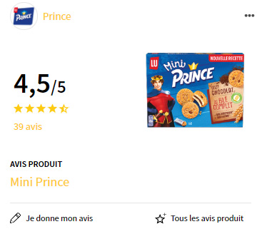 test et avis prince