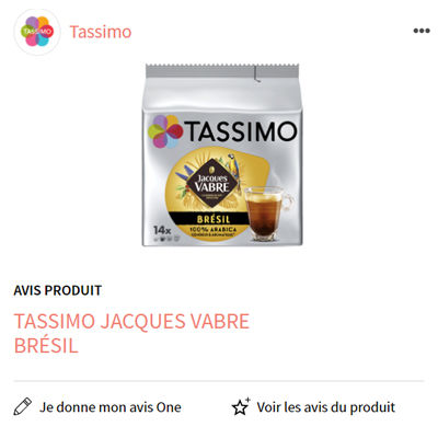 tassimo JV brasil