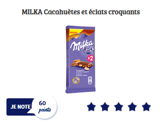 MIlka cacahuètes