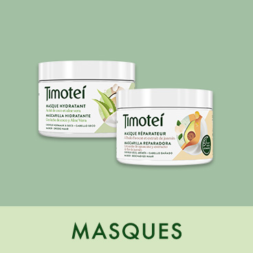 Masques Timotei pour soin des cheveux