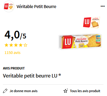 biscuit petit lu